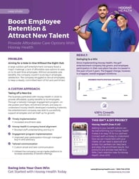 Boost Employee Retention & Attract New Talent Provide Affordable Care Options with Hooray Health - case study image